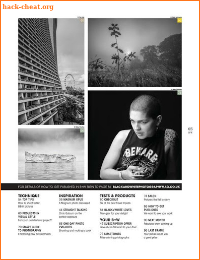 Black & White Photography Mag screenshot