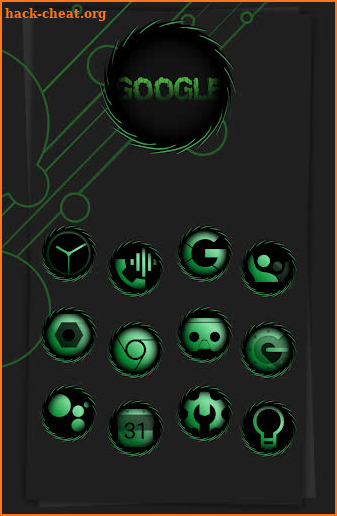 Black Army Emerald - Icon Pack - Fresh dashboard screenshot