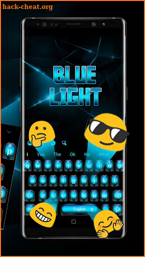 Black Blue Light Technology Keyboard screenshot
