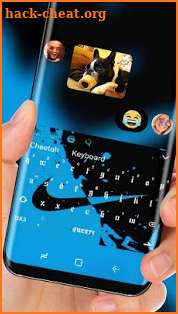 black blue nike Keyboard screenshot