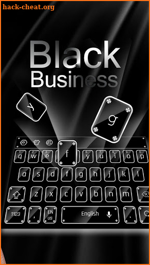 Black Business Keyboard screenshot