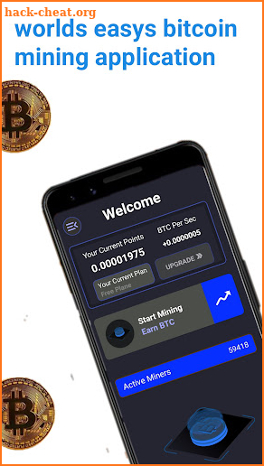 black crypto or bitcoin mining screenshot