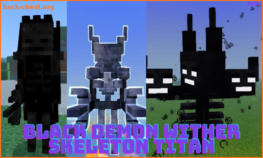 Black Demon Wither Skeleton Titan!for Minecraft PE screenshot