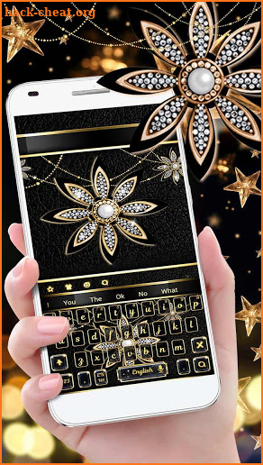 Black Diamond Flower Keyboard screenshot