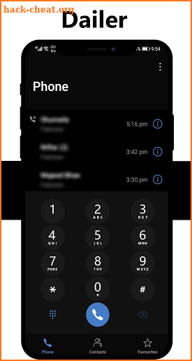 Black Emui-10 Theme for Huawei screenshot