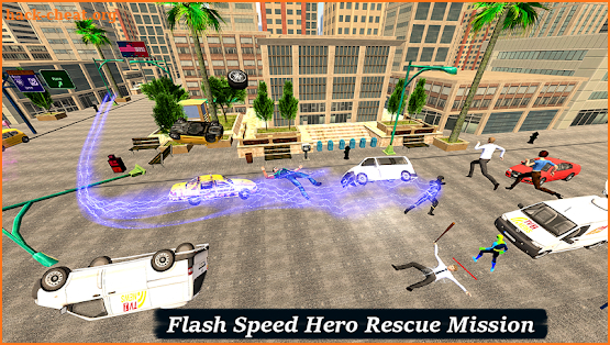 Black Flash speed hero-flash hero avenger battle screenshot