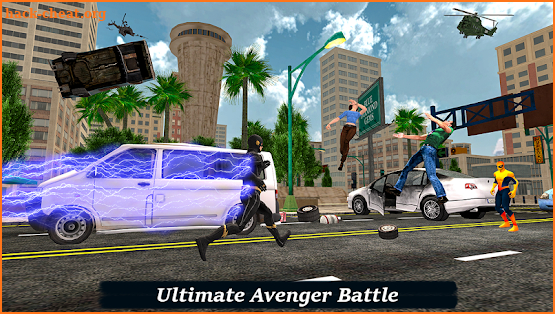 Black Flash speed hero-flash hero avenger battle screenshot