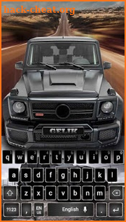Black Gelik Brabus Keyboard Theme screenshot