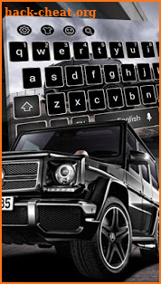 Black Gelik Brabus Keyboard Theme screenshot