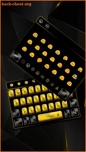 Black Gold Keyboard screenshot