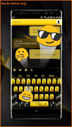 Black Gold Keyboard screenshot