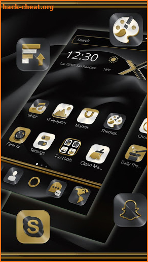 Black Gold Launcher screenshot