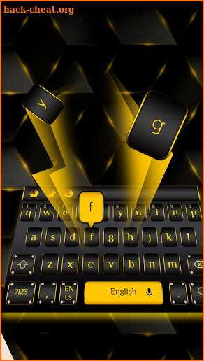 Black Gold Metal Keyboard screenshot