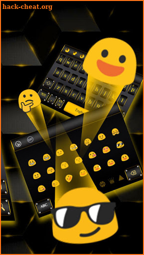 Black Gold Metal Keyboard screenshot