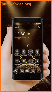 Black Golden Coin Bussiness Theme screenshot