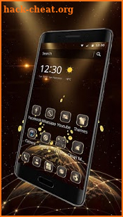 Black Golden Coin Bussiness Theme screenshot