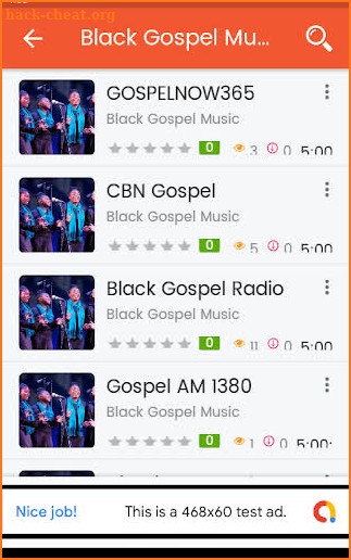 Black Gospel Music App screenshot