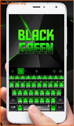 Black Green Keyboard Theme screenshot