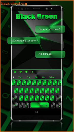 Black Green Metal Keyboard screenshot