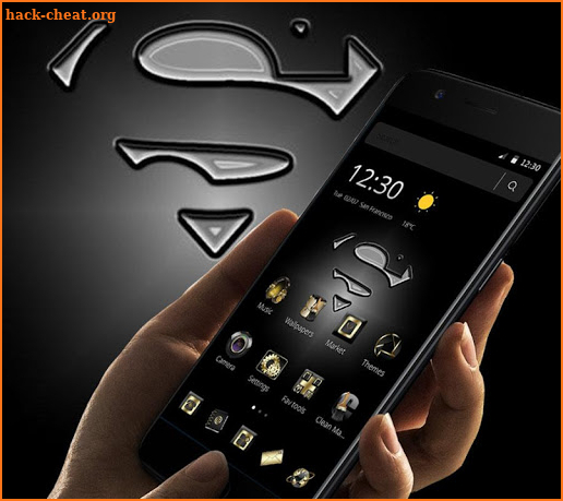 Black Hero Mark Business Theme screenshot