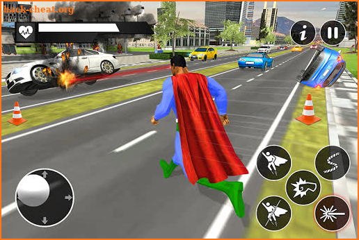 Black Hero Super Rope Man Crime Battle screenshot