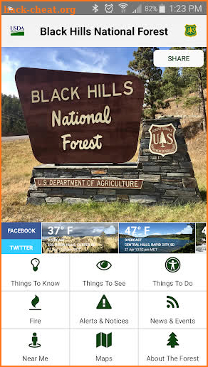 Black Hills National Forest screenshot