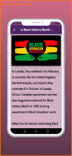 Black History Month - Event screenshot