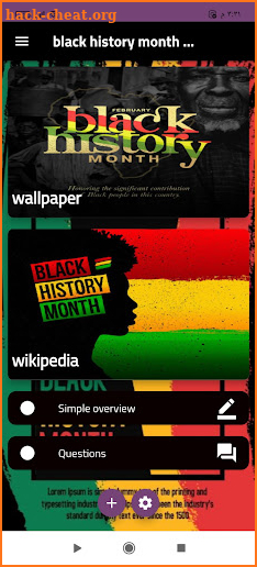 black history month wallpaper screenshot