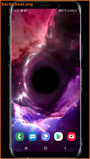 Black Hole Simulation 3D Live Wallpaper screenshot