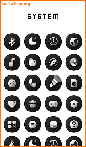 Black Icon Pack screenshot