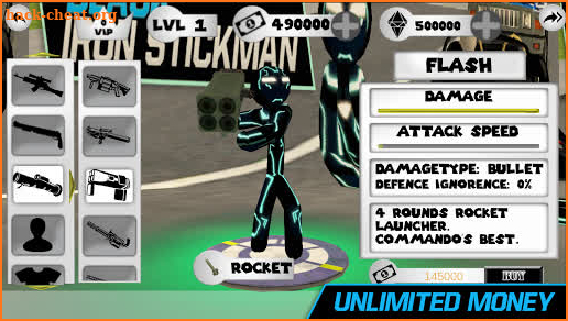 Black Iron Stickman Rope Hero City Gangstar Mafia screenshot