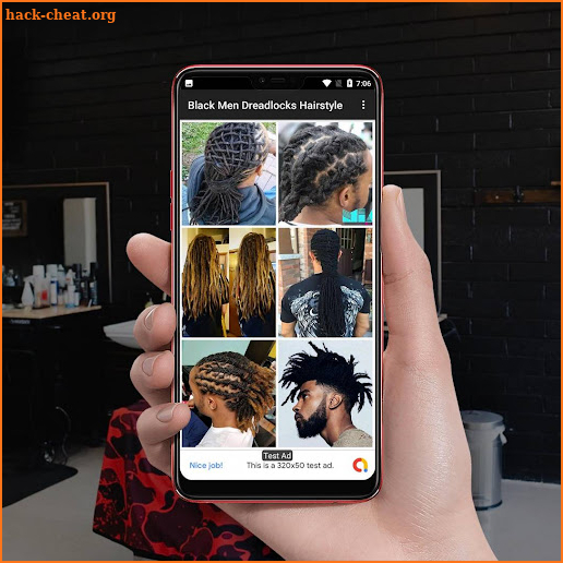 Black Men Dreadlocks Hairstyle screenshot