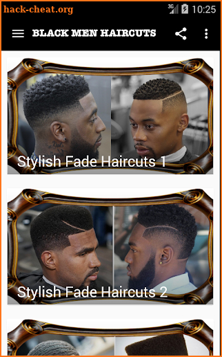 Black Men Hairstyles Trendy 2018 screenshot