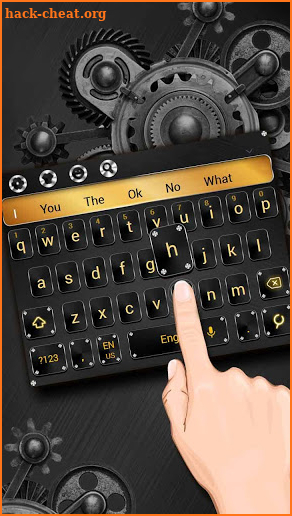 Black Metal Keyboard Theme screenshot