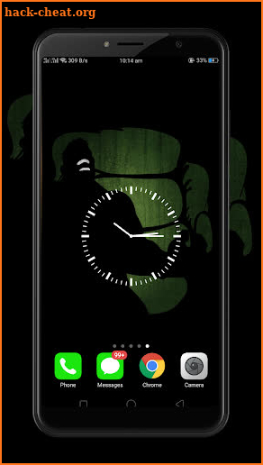 Black Night Clock & Dark Wallpapers HD 4K screenshot