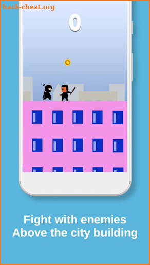 Black Ninja Adventure In The City Building screenshot