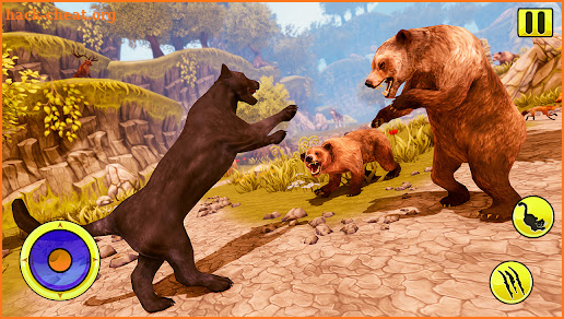 Black Panther Family Simulator- Wild Animal Attack screenshot