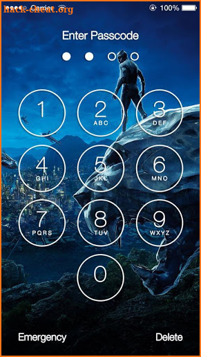 Black Panther HD Wallpaper Lock Screen screenshot
