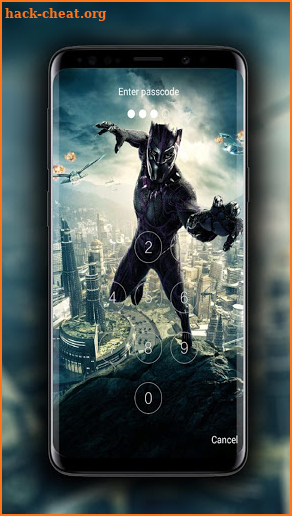 Black Panther Lock screen Live 4K screenshot