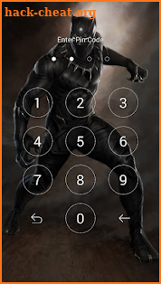 black panther lock wallpaper screenshot