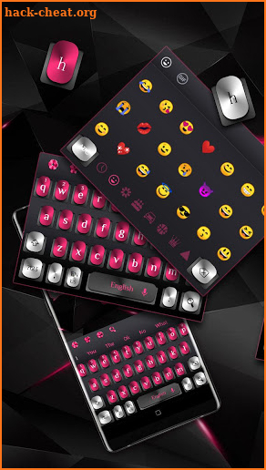 Black Pink Metal Keyboard screenshot