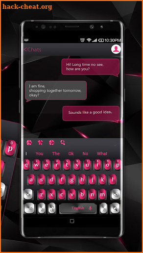 Black Pink Metal Keyboard screenshot