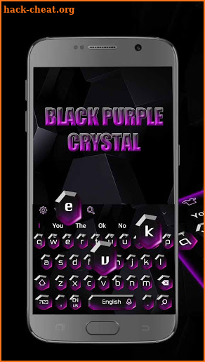 Black Purple Crystal Keyboard screenshot