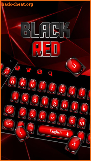 Black Red Business Keyboard screenshot