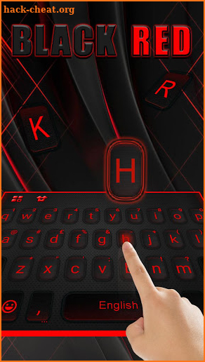 Black Red Business Keyboard Theme screenshot