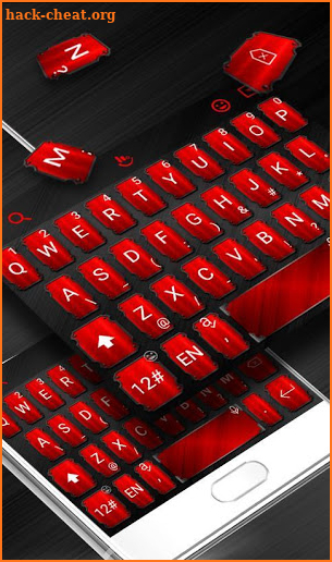 Black Red Cool Keyboard Theme screenshot