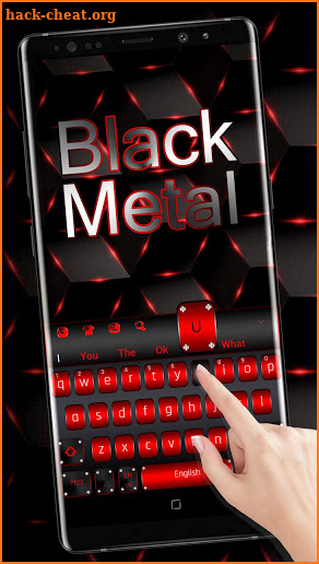 Black Red Metal Keyboard screenshot