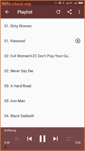 Black Sabbath Best Collection Song screenshot