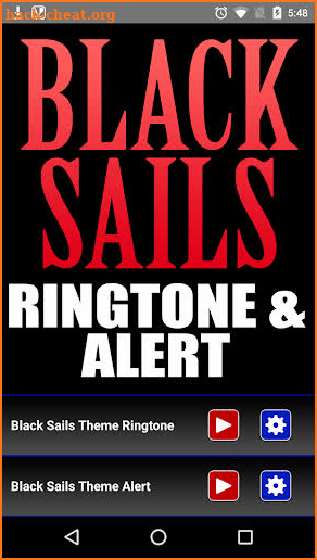 Black Sails Ringtone and Alert screenshot