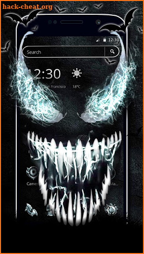 Black Scary Devil Theme screenshot